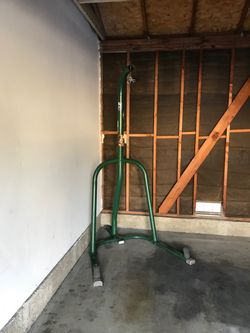 Punching bag stand