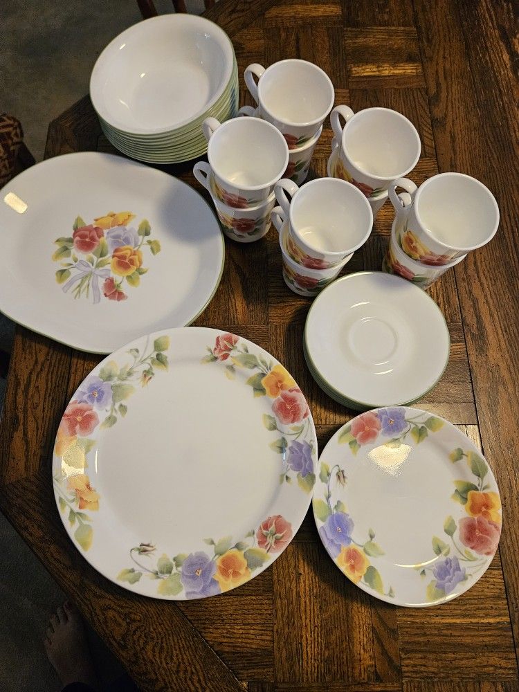 Corelle Summer Blush 50 Piece Set