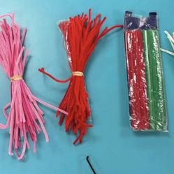 1100 Pipe Cleaners, Craft, Hobby, Floral, Unused, Variety Of Colors
