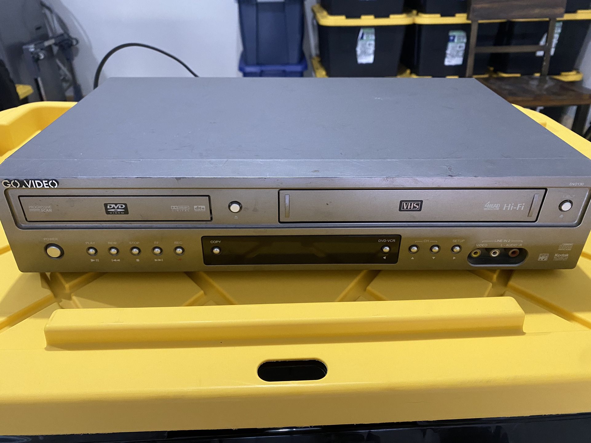 Go Video DV2130 VCR DVD Combo