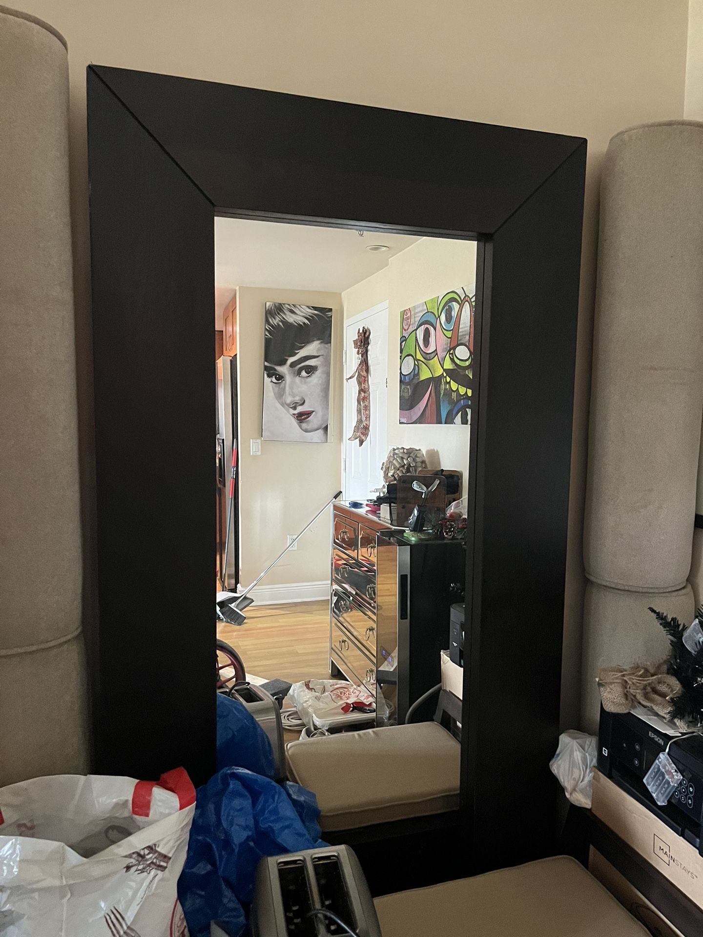 Big Framed Mirror