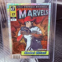 Shohei Ohtani Marvels Card