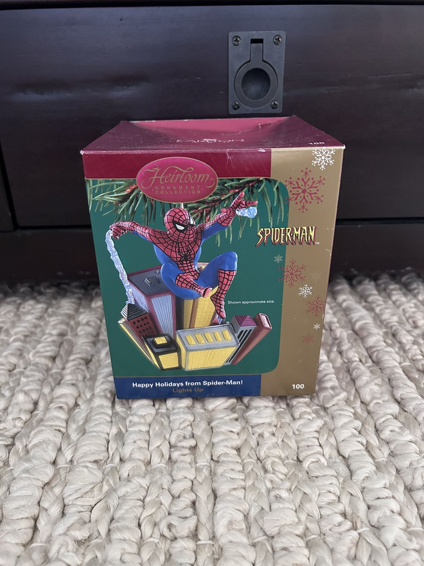 Spider-Man Christmas Ornament Light Up