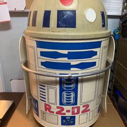 Vintage Star Wars R2D2 1983 Toy Box Toy Toter Clothes Hamper Life Size Rare