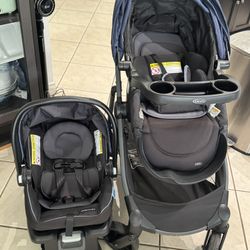 Graco Modes Element LX Baby Stroller with Car Seat Travel System Combo