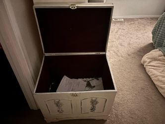 White storage chest