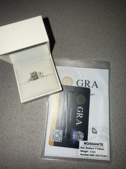 Maxine Moissanite Engagement ring 3.5 carat