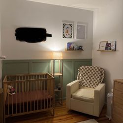 Swivel Nursery Rocking Chair