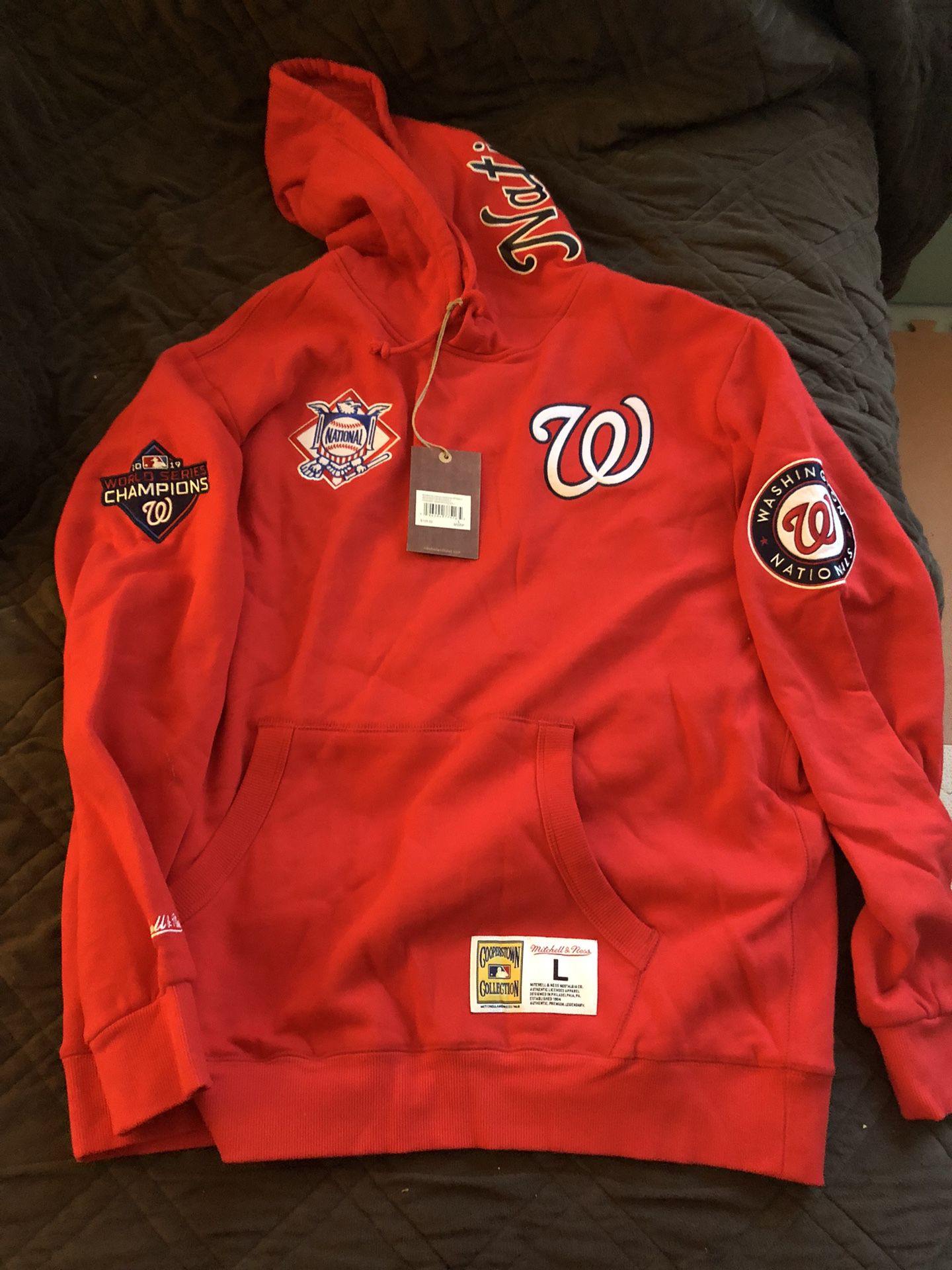 Mitchell&ness Size Large Nationals Hoodie 