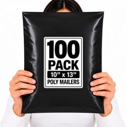 POLYMAILERS SHIPPING BAGS (MULTI-QUANTITY) 10" X 13" SELF SEAL MAILERS