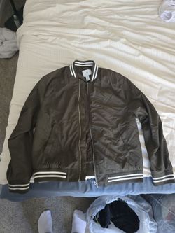 Green Bomber Jacket size M