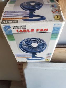Holmes Oscillating Power Table Fan