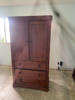 All wood armoire great condition