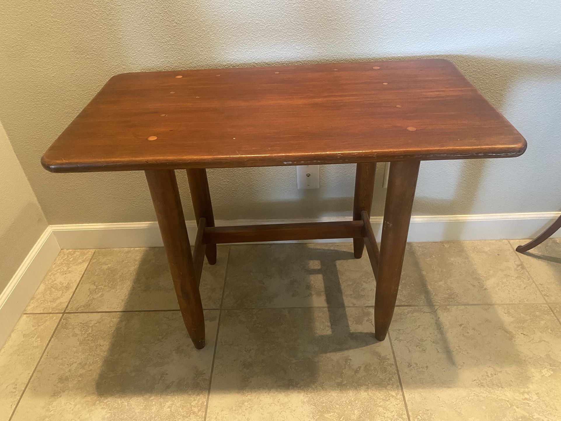 Small Wood Table ~ Sturdy