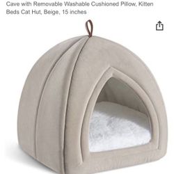 Bedsure Cat Beds for Indoor Cats - Cat House Cat Tent Cat Cave