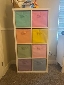 storage bins (no shelf)