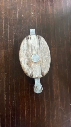 Antique block and pulley