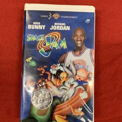 Space Jam VHS With Exclusive Coin