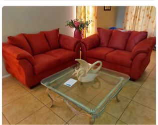 Macys loveseat set.  $399 . Open box. Excellent condition.