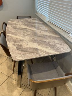 Dining Table With 4 Chairs