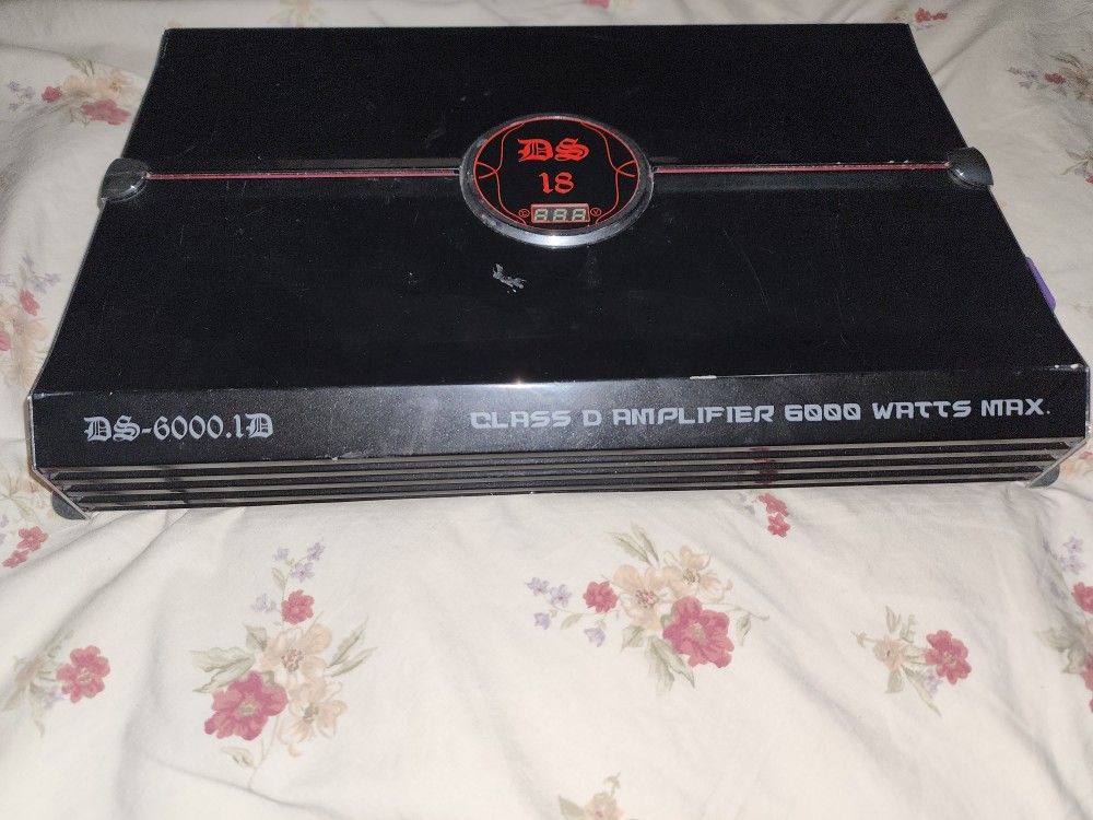 DS18  6000.1D CAR AMPLIFIER 