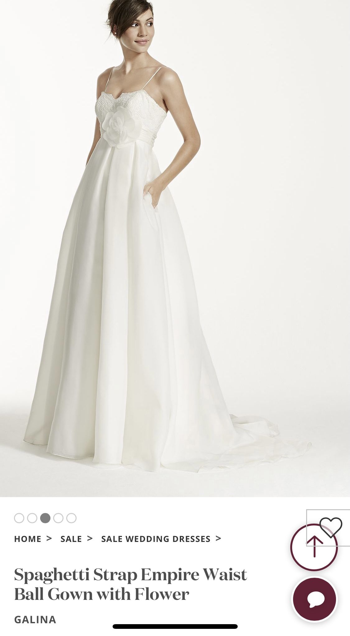 Ivory Wedding Gown Size 4