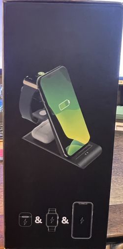 Fast Wirless Charging Station 3-in1