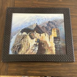 Hand Painted Painting Of Great Wall Of China