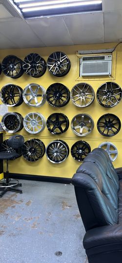 COMPACT CAR WHEELS AND TIRES $40 DOWN