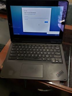 Lot of 10 "AS IS" Lenovo Yoga 11E CHROMEBOOKS 2-In-1 Touchscreen Black Tablet Laptop