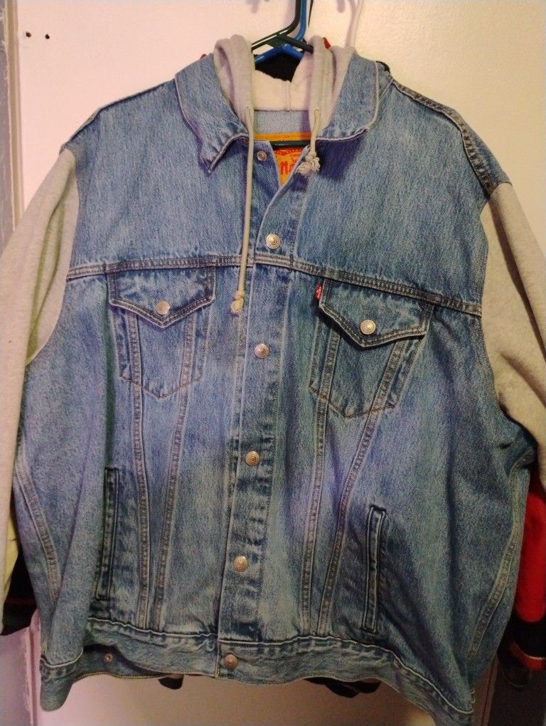 Levis Mens Jean Jacket Sz. 2XL