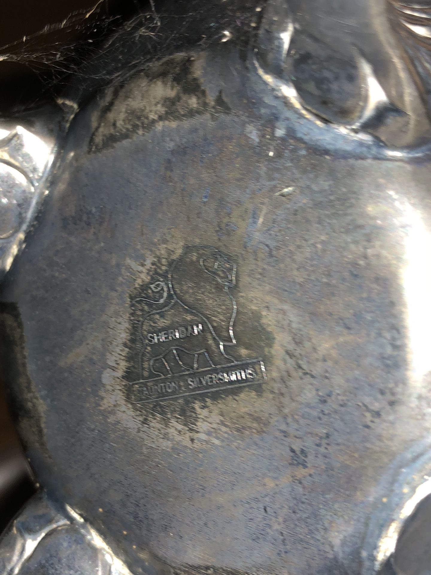 Silver tea set brand Sheridan silversmith company