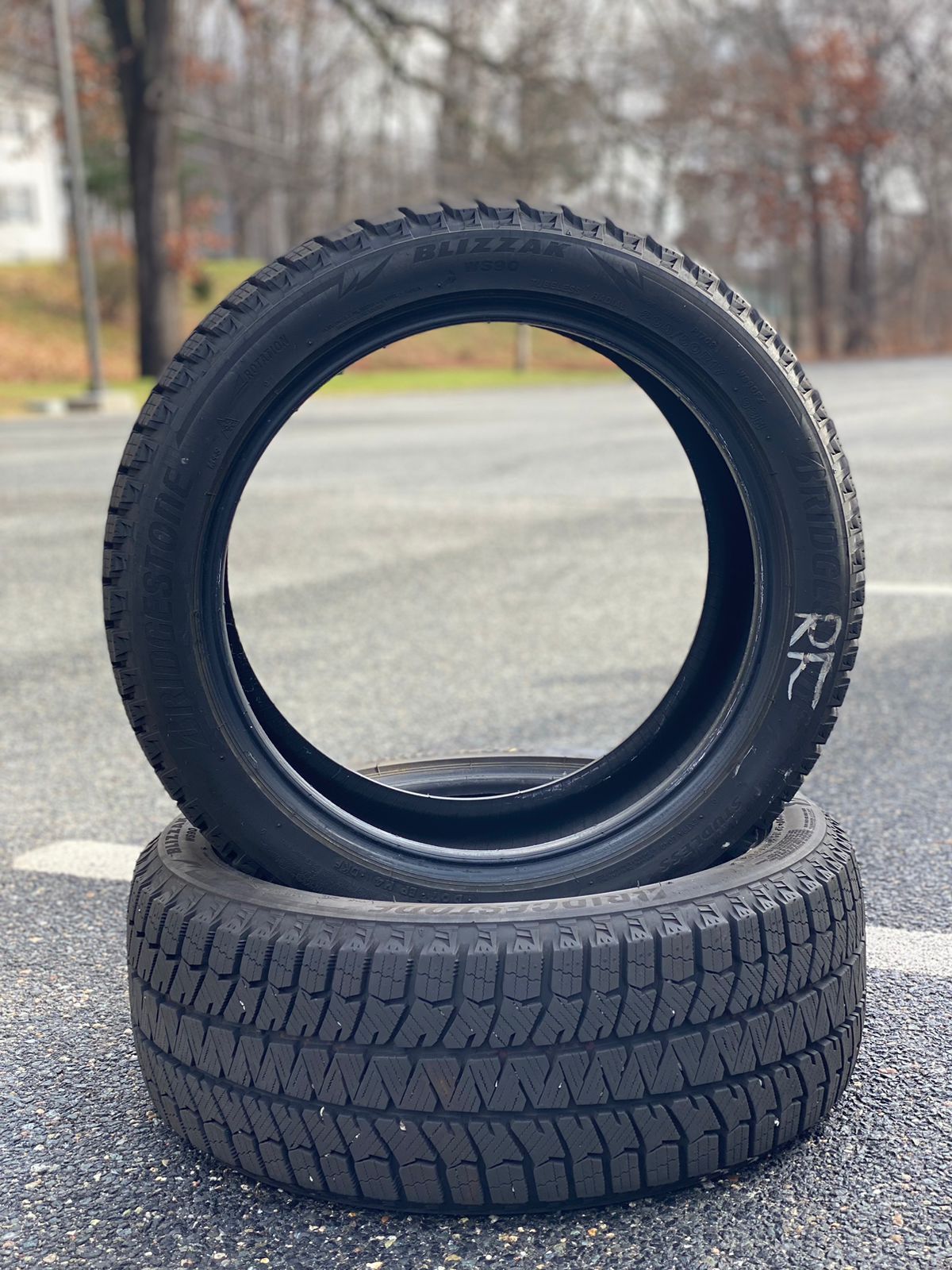 (4) Tires Bridgestone Blizzak WS90 205/50R17 93H XL (Studless) Snow Winter for Sale in