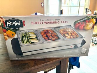 The Parini 3 Pan Warming Buffet and Warming