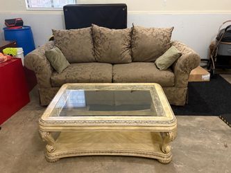 Couch and coffee table