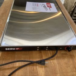 Servit Stainless Steel Heated Shelf Warmer Hot Holding 