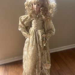 Porcelain Doll Christmas Tree Decoration 