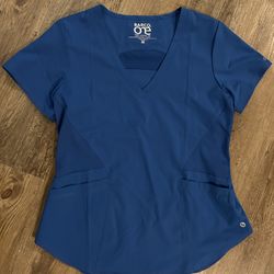 Women’s Barco One Scrub Top In Royal Blue 