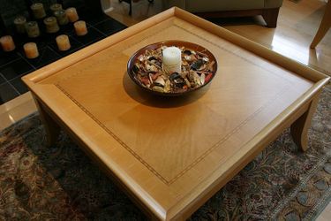 4 Tables. Quality solid wood with inlays.