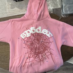 Pink Sp5der Hoodie 