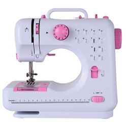 Free-Arm Crafting Mending Sewing Machine with 12 Built-in Stitched