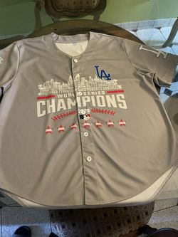 Dodgers Champion Jersey 2x