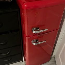 Mini Red Fridge