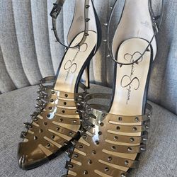 Jelly 4in Stiletto Strappy Spike Heels | Jessica Simpson 