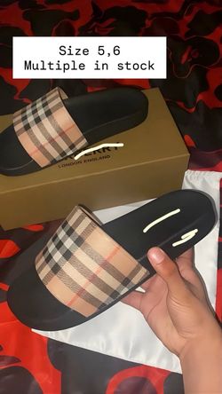 Size 5 and 6 Burrberry sandals