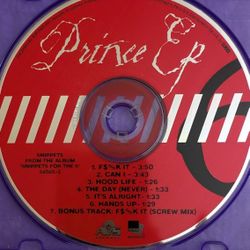 RARE Prince Ep CD Snippets From The Album "Snippets For The 6" 54585-2 Lightyear 2003, AVS Records. Mint