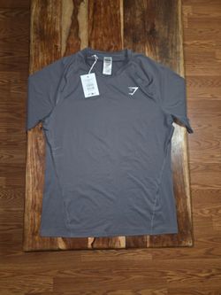 Gymshark Element Baselayer T-Shirt - Silhouette Grey - Size 2XL