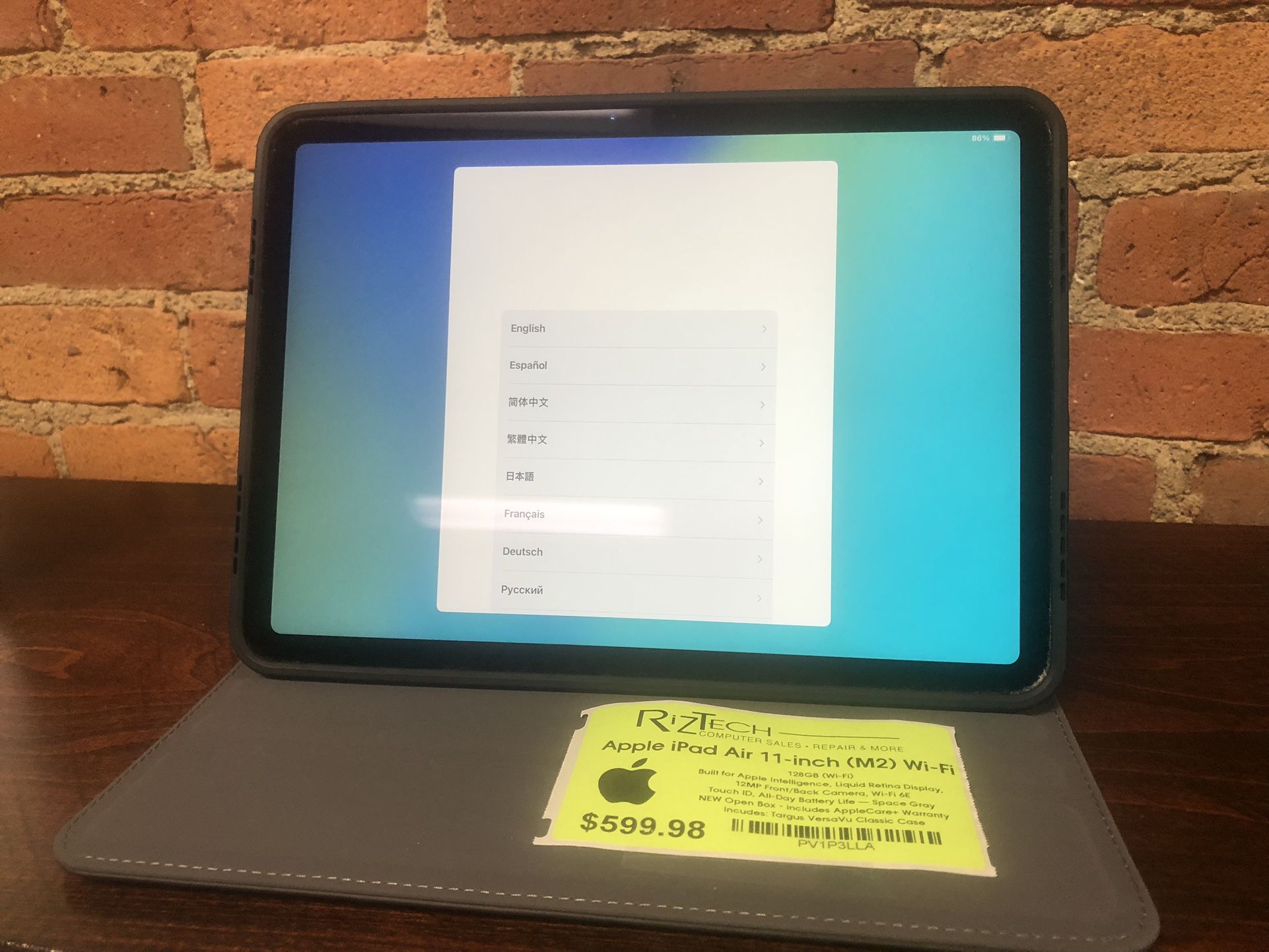 **Apple iPad Air 11-inch (M2) Wi-Fi - $599.98**