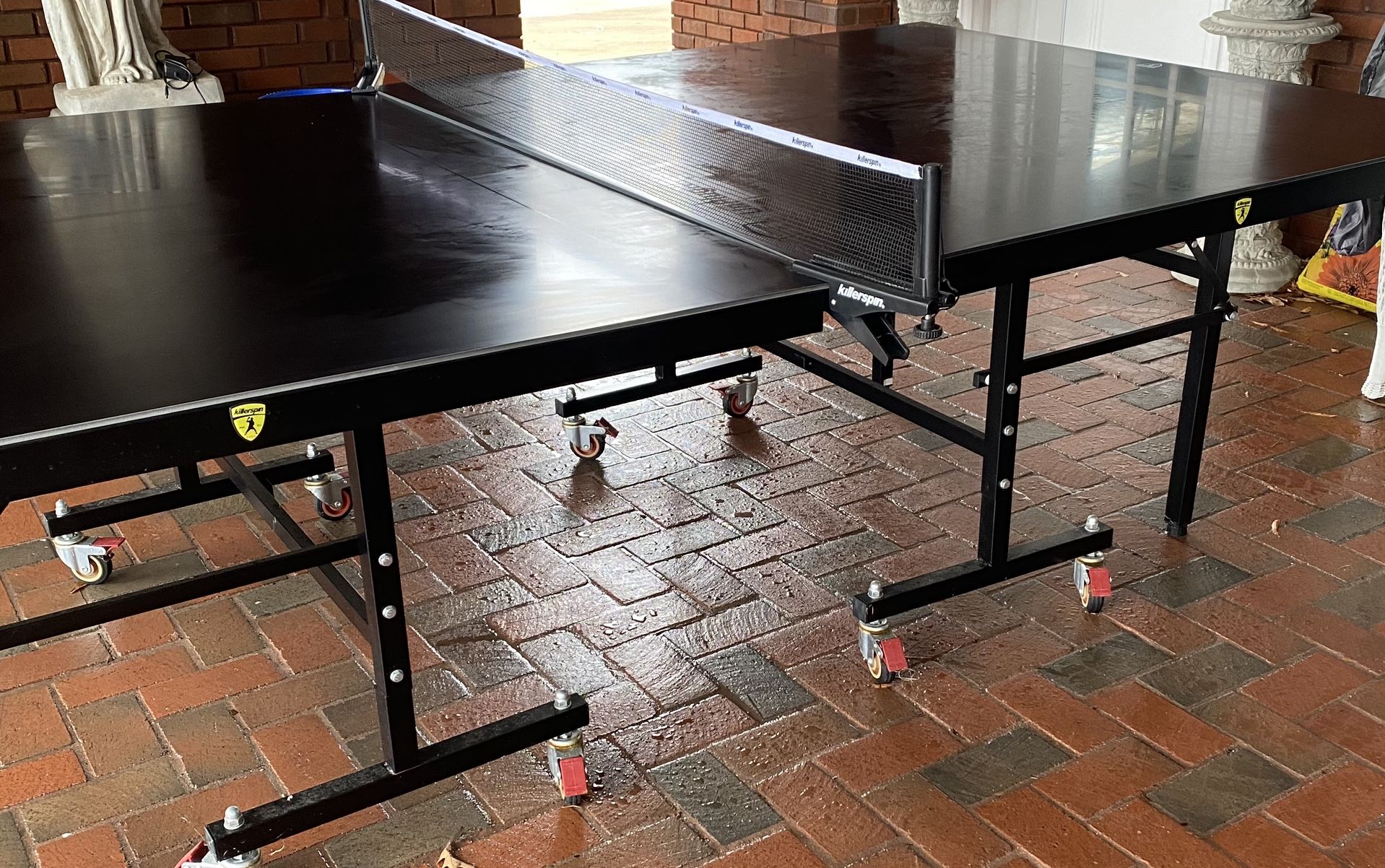 Killerspin MyT10 BlackStorm Outdoor/Indoor Ping Pong Table