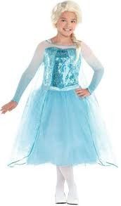 Disney Frozen premier Elsa costume Dress Girls L 12/14